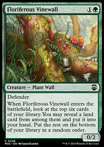 Floriferous Vinewall